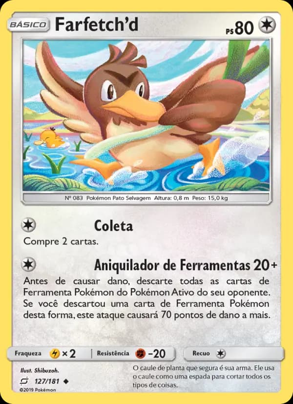 Farfetch’d, carta 127 de União de Aliados