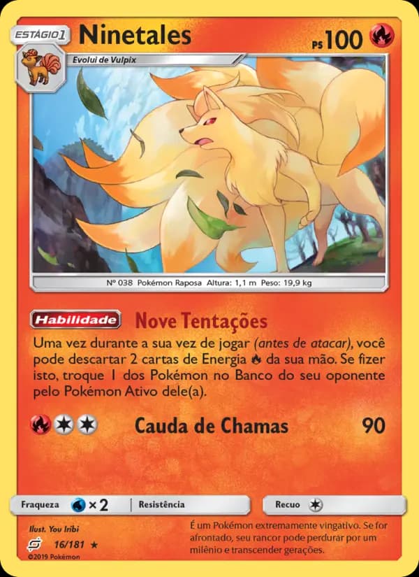 Ninetales, carta 16 de União de Aliados