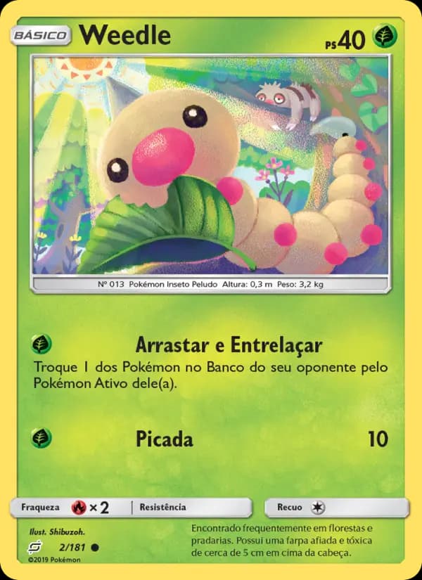 Weedle, carta 2 de União de Aliados