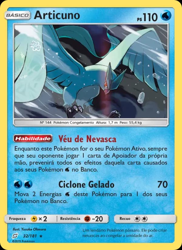 Articuno, carta 32 de União de Aliados