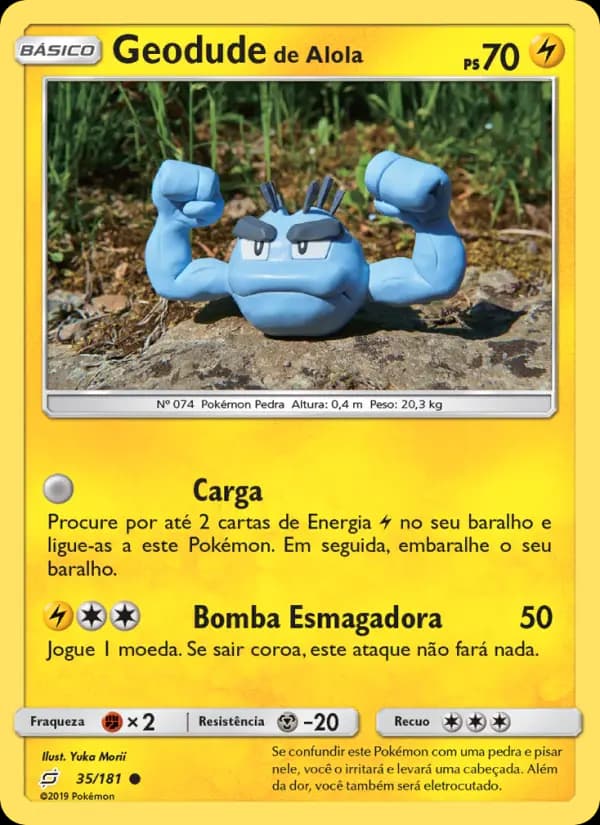 Geodude de Alola, carta 35 de União de Aliados