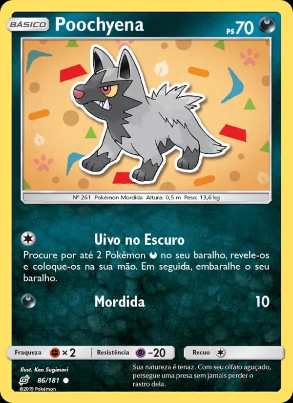 Poochyena, carta 86 de União de Aliados