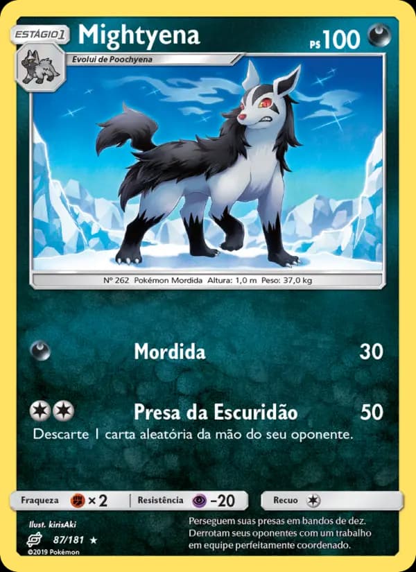 Mightyena, carta 87 de União de Aliados
