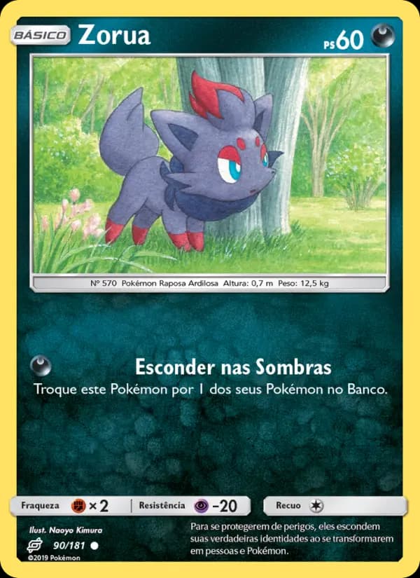 Zorua, carta 90 de União de Aliados