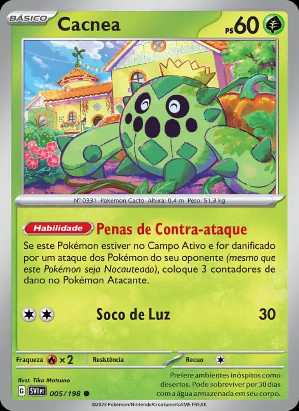 Cacnea, carta 005 de Escarlate e Violeta