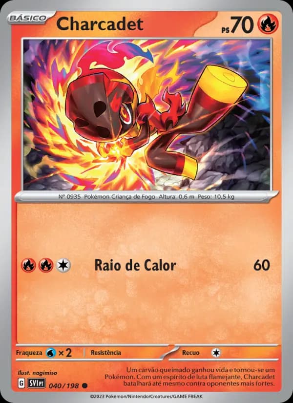 Charcadet, carta 040 de Escarlate e Violeta