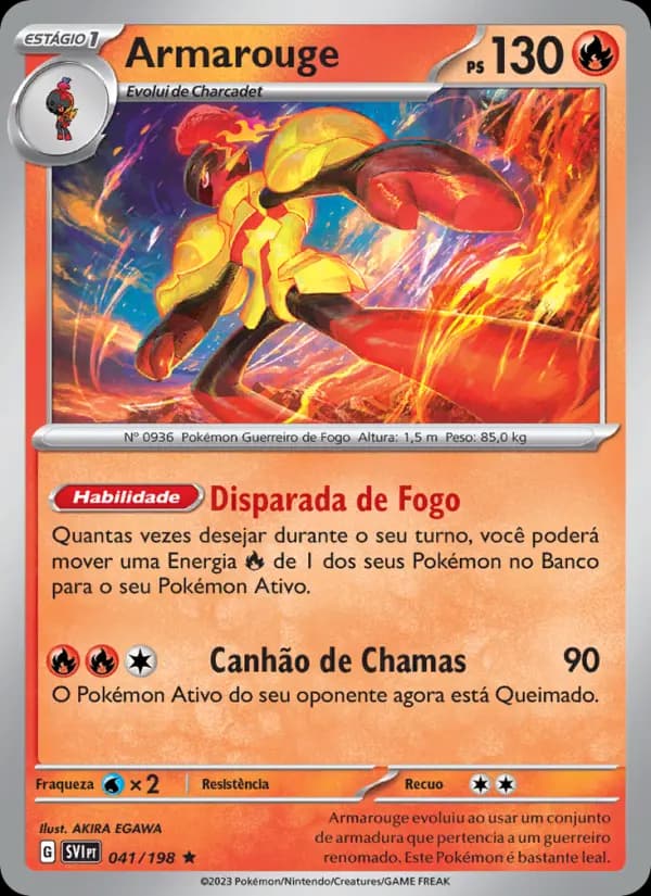 Armarouge, carta 041 de Escarlate e Violeta
