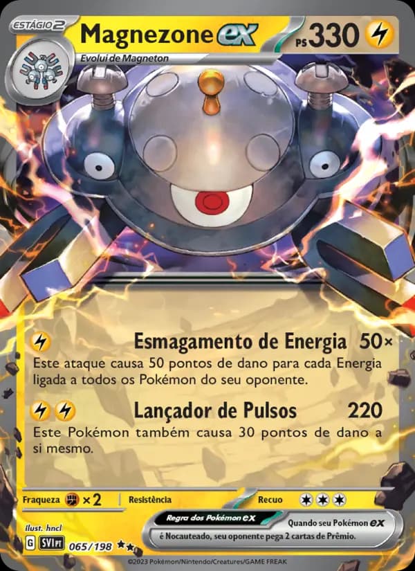Magnezone ex, carta 065 de Escarlate e Violeta