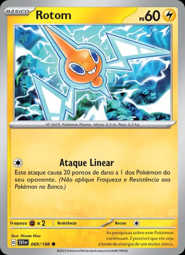 Rotom, carta 069 de Escarlate e Violeta
