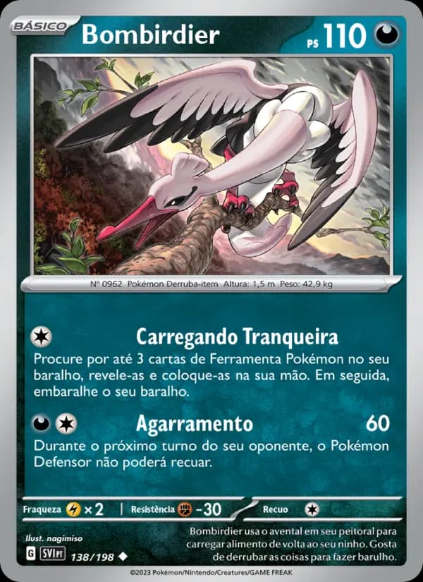 Bombirdier, carta 138 de Escarlate e Violeta