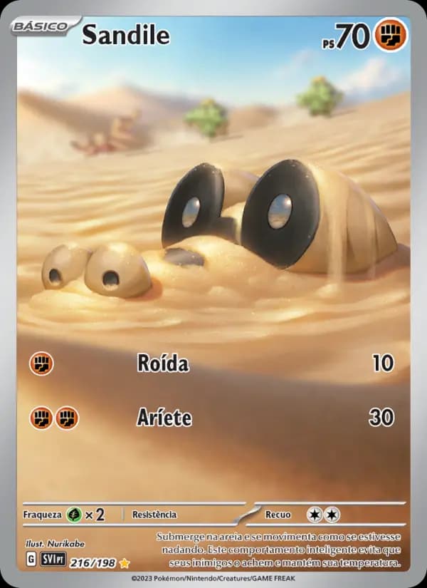 Sandile, carta 216 de Escarlate e Violeta