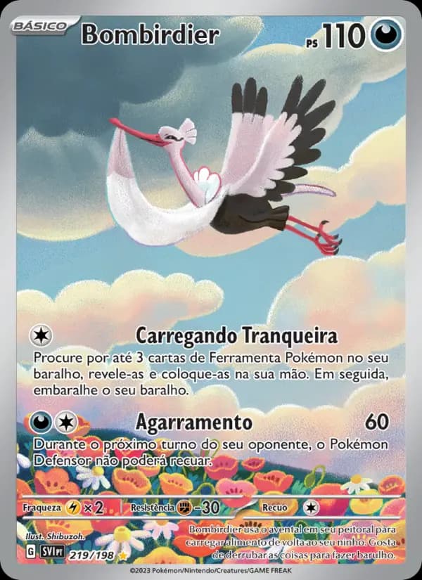Bombirdier, carta 219 de Escarlate e Violeta
