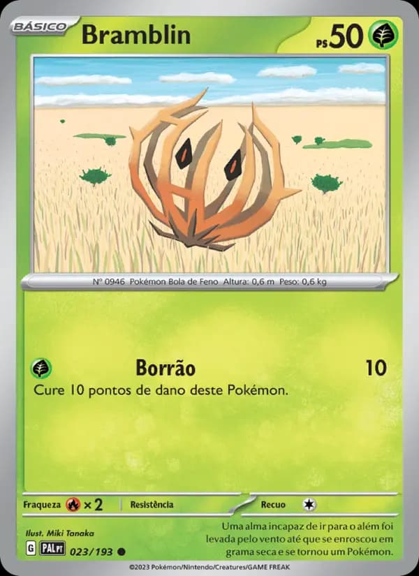 Bramblin, carta 023 de Evoluções em Paldea