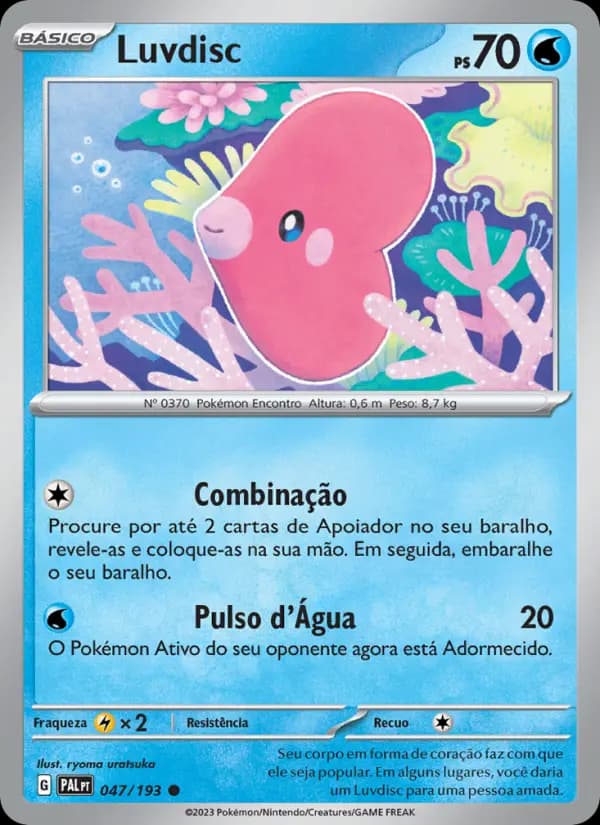 Luvdisc, carta 047 de Evoluções em Paldea