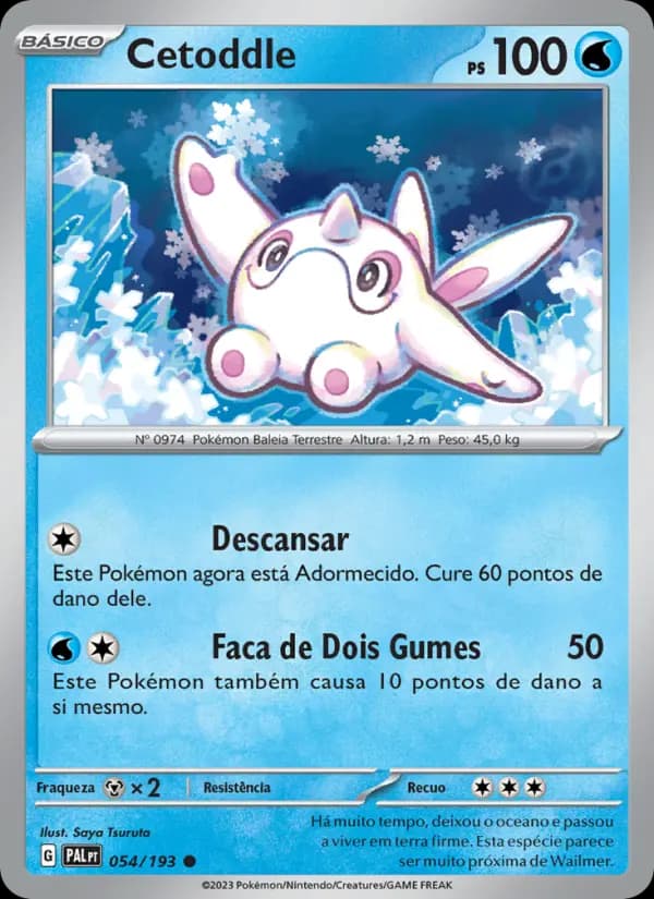 Cetoddle, carta 054 de Evoluções em Paldea
