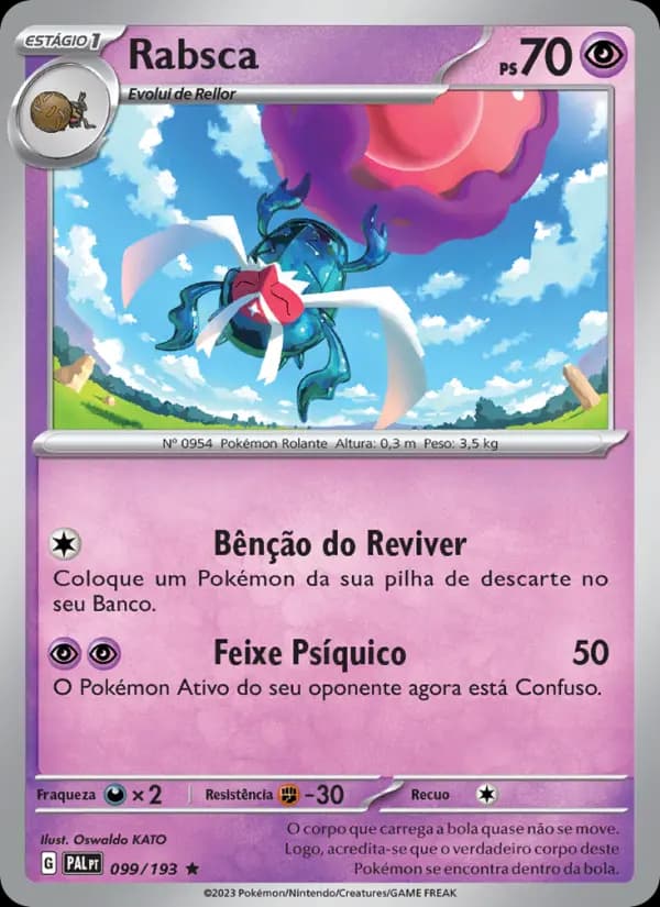 Rabsca, carta 099 de Evoluções em Paldea