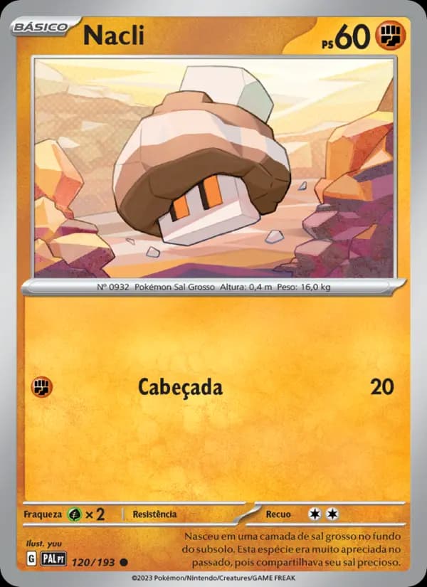 Nacli, carta 120 de Evoluções em Paldea