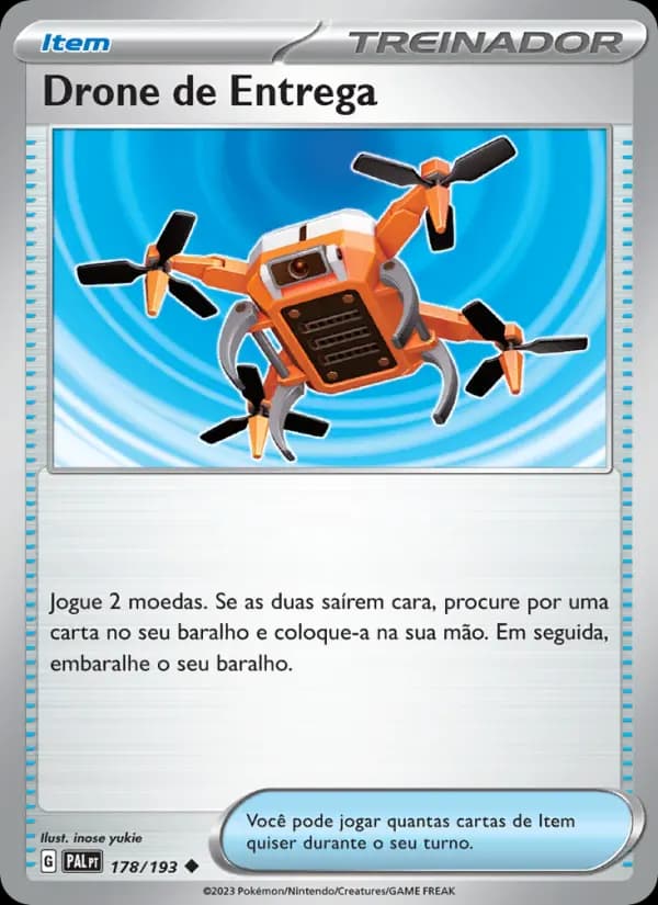 Drone de Entrega, carta 178 de Evoluções em Paldea