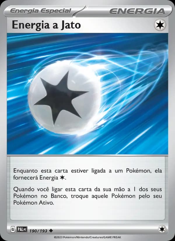 Energia a Jato, carta 190 de Evoluções em Paldea