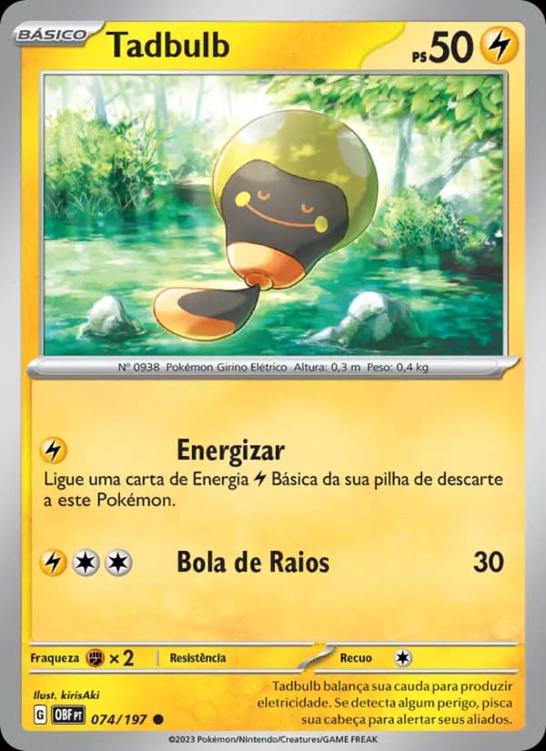 Tadbulb, carta 074 de Obsidiana em Chamas