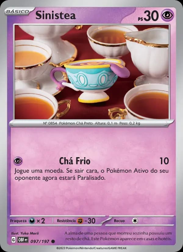 Sinistea, carta 097 de Obsidiana em Chamas