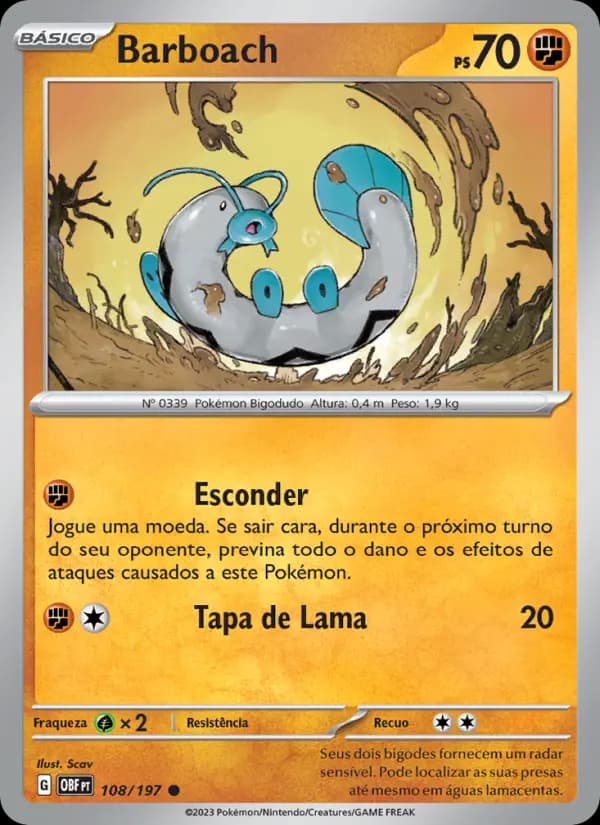 Barboach, carta 108 de Obsidiana em Chamas