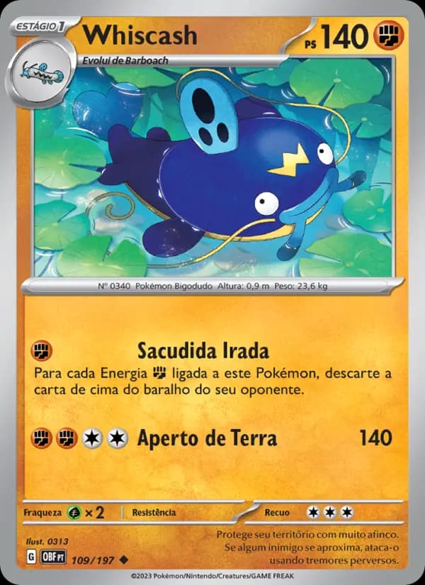 Whiscash, carta 109 de Obsidiana em Chamas