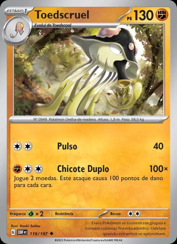 Toedscruel, carta 119 de Obsidiana em Chamas