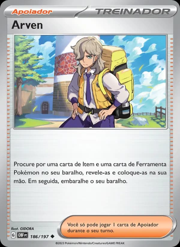 Arven, carta 186 de Obsidiana em Chamas