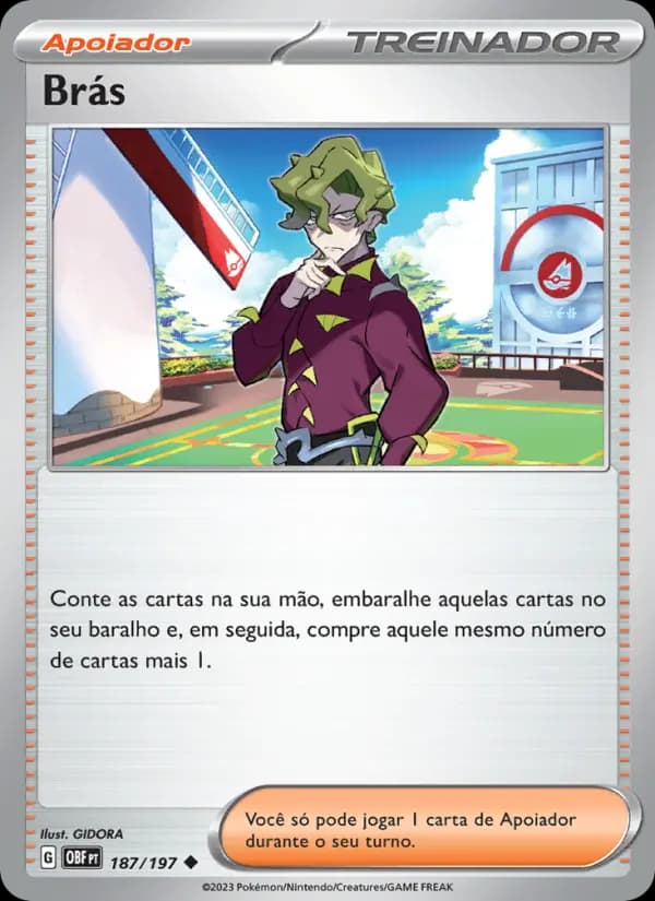 Brás, carta 187 de Obsidiana em Chamas