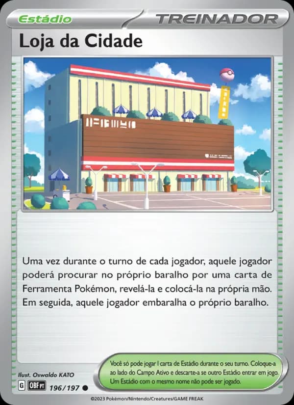 Loja da Cidade, carta 196 de Obsidiana em Chamas