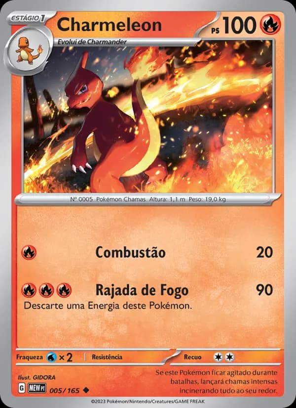 Charmeleon, carta 005 de 151