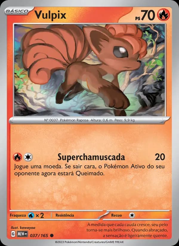 Vulpix, carta 037 de 151