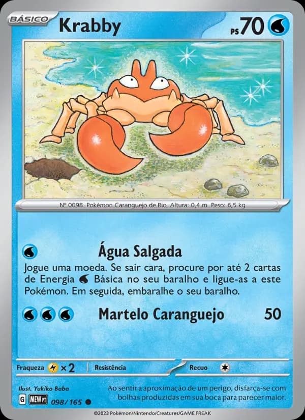 Krabby, carta 098 de 151