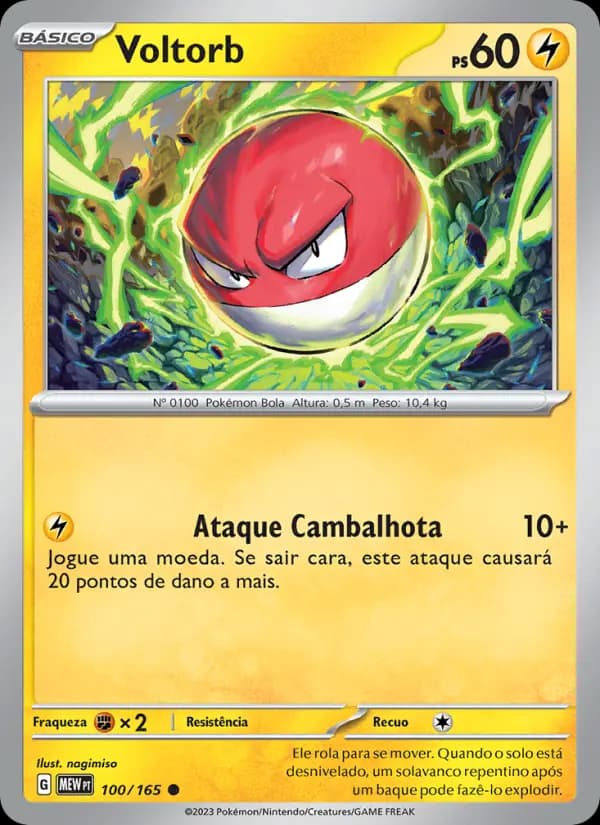 Voltorb, carta 100 de 151