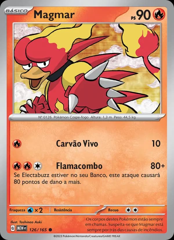 Magmar, carta 126 de 151