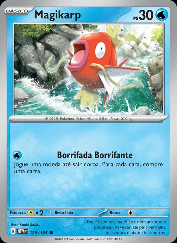 Magikarp, carta 129 de 151
