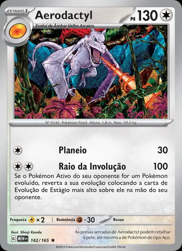 Aerodactyl, carta 142 de 151