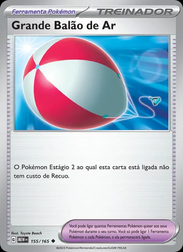 Grande Balão de Ar, carta 155 de 151