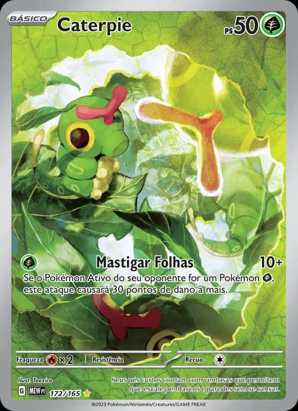Caterpie, carta 172 de 151