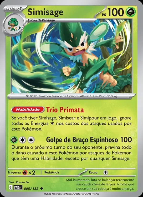 Simisage, carta 005 de Fenda Paradoxal