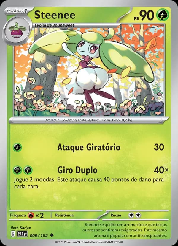 Steenee, carta 009 de Fenda Paradoxal