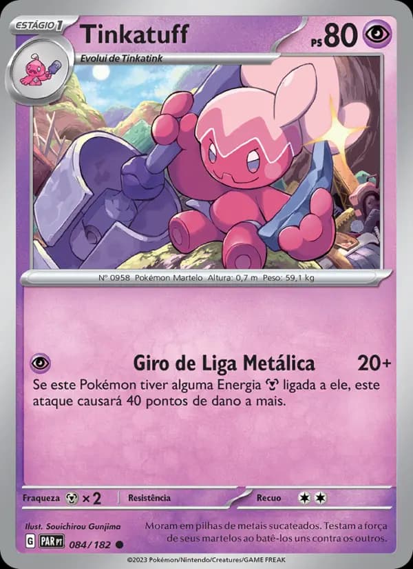 Tinkatuff, carta 084 de Fenda Paradoxal