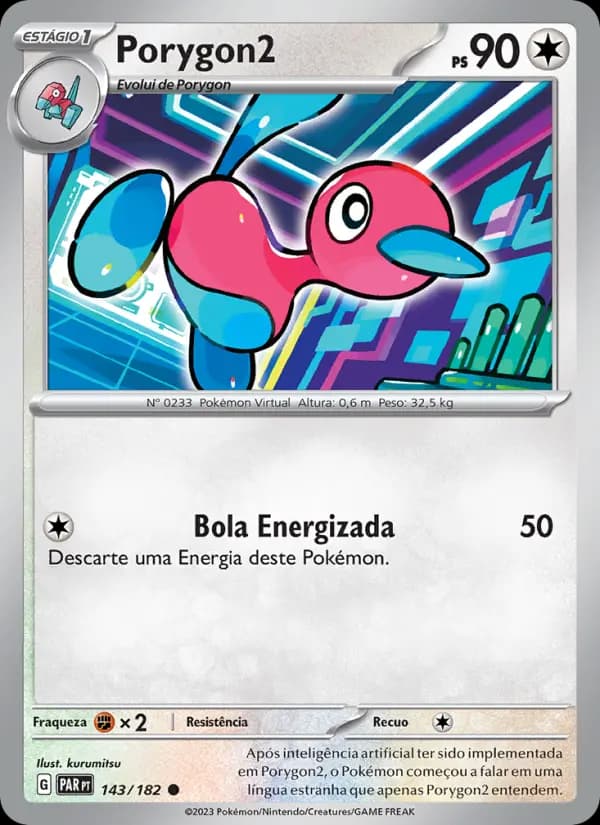 Porygon2, carta 143 de Fenda Paradoxal