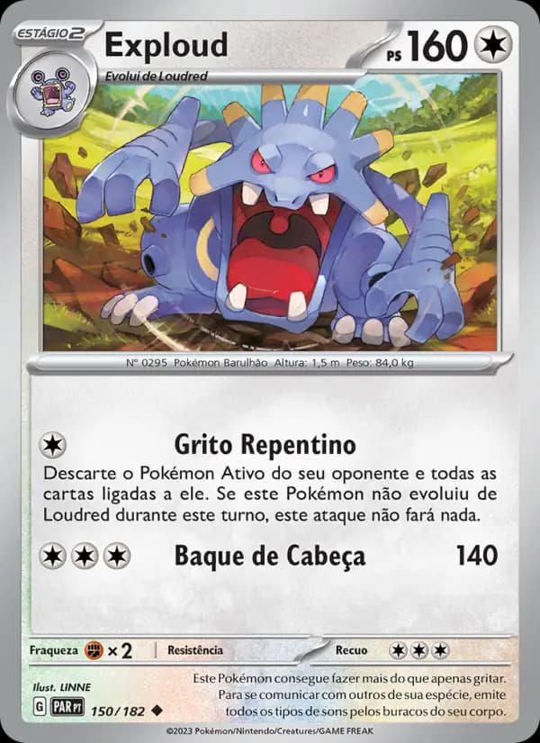 Exploud, carta 150 de Fenda Paradoxal
