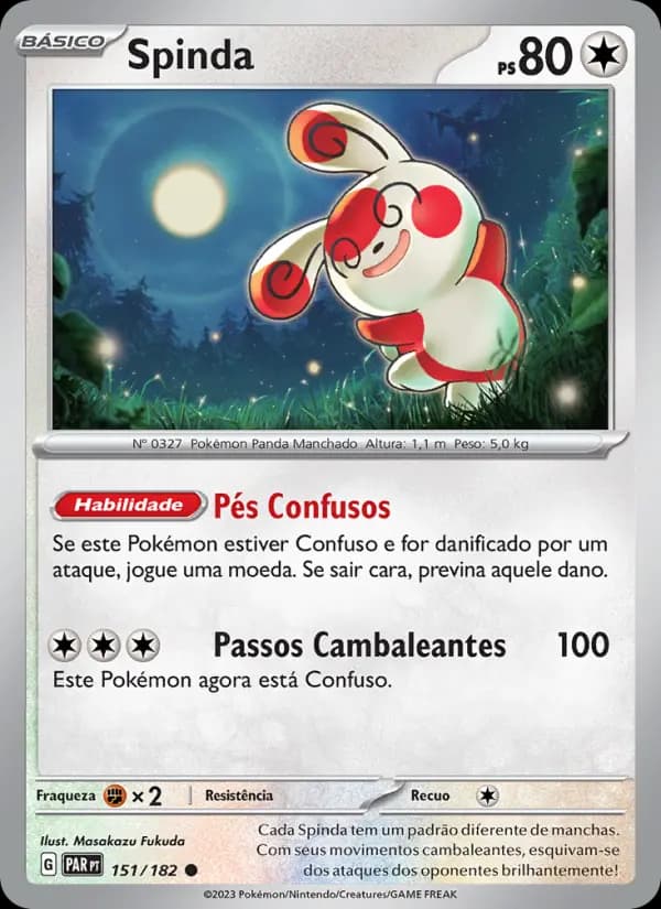 Spinda, carta 151 de Fenda Paradoxal