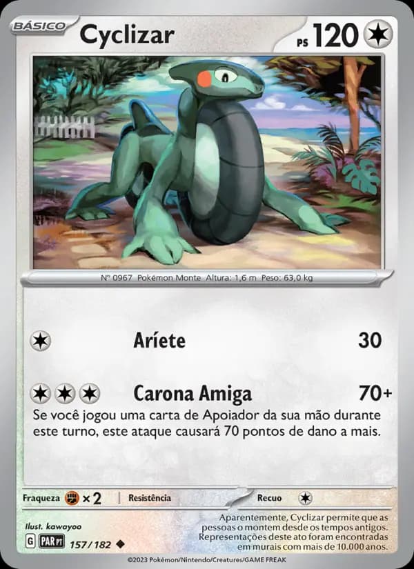 Cyclizar, carta 157 de Fenda Paradoxal