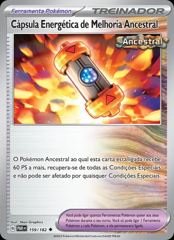 Cápsula Energética de Melhoria Ancestral, carta 159 de Fenda Paradoxal