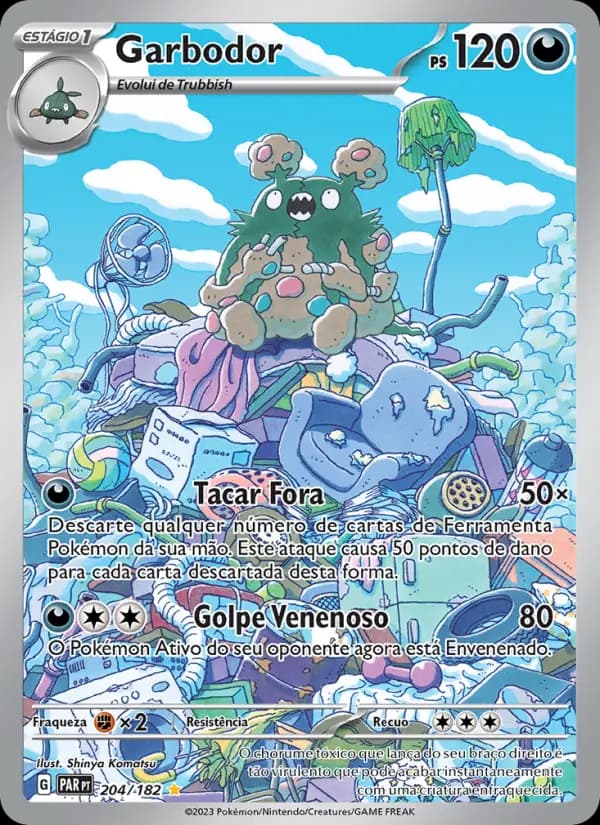 Garbodor, carta 204 de Fenda Paradoxal