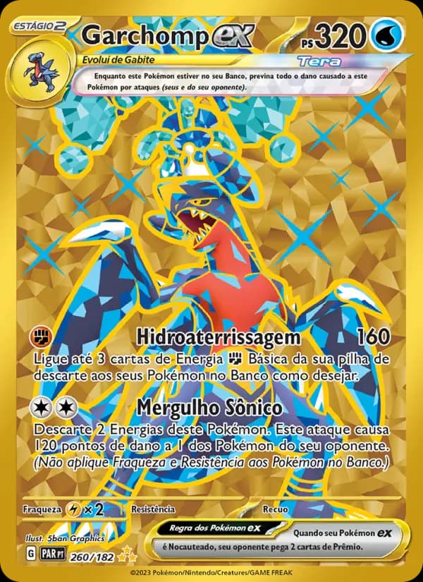 Garchomp ex, carta 260 de Fenda Paradoxal